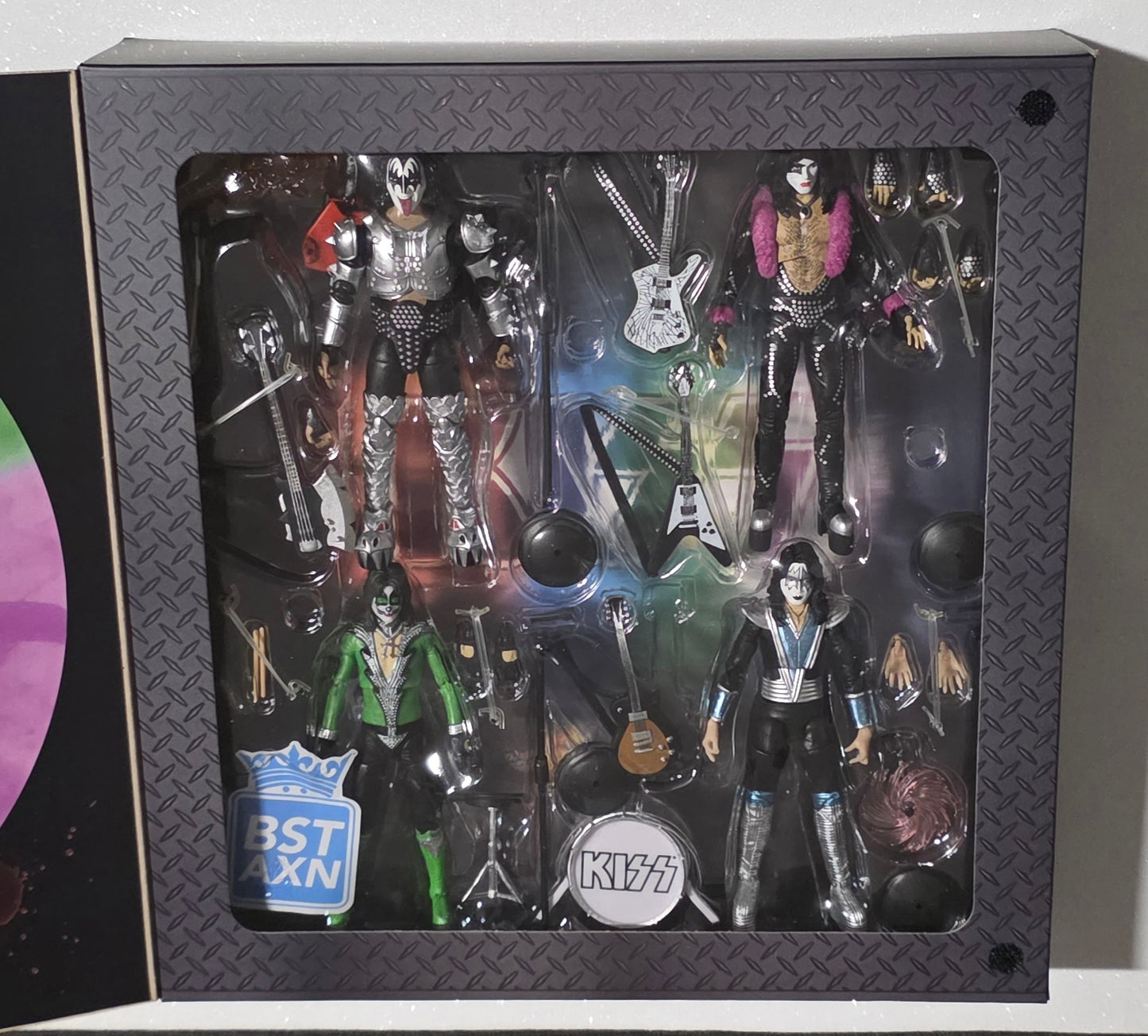 Kiss – The Band Vegas Outfits 4-Pack BST AXN 5″ Action Figure Set [SDCC Exclusive]