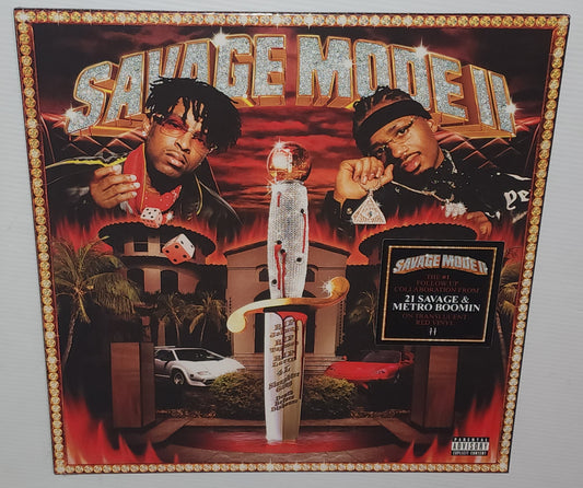 21 Savage & Metro Boomin' - Savage Mode II (2021) (Limired Edition Red Colour Vinyl LP)