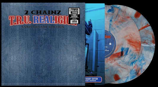 2 Chainz - T.R.U. REALigion (2025 BF RSD) (Limited Edition Red, White & Blue Marbled Colour Vinyl LP)