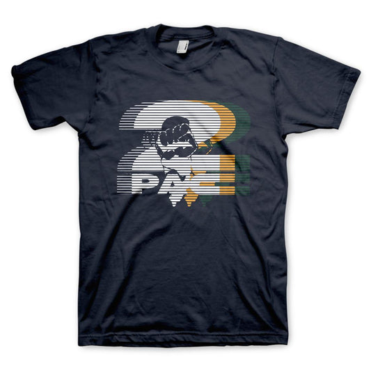 2Pac Black Panther Fist Pump Officially Licensed Navy Blue T-Shirt
