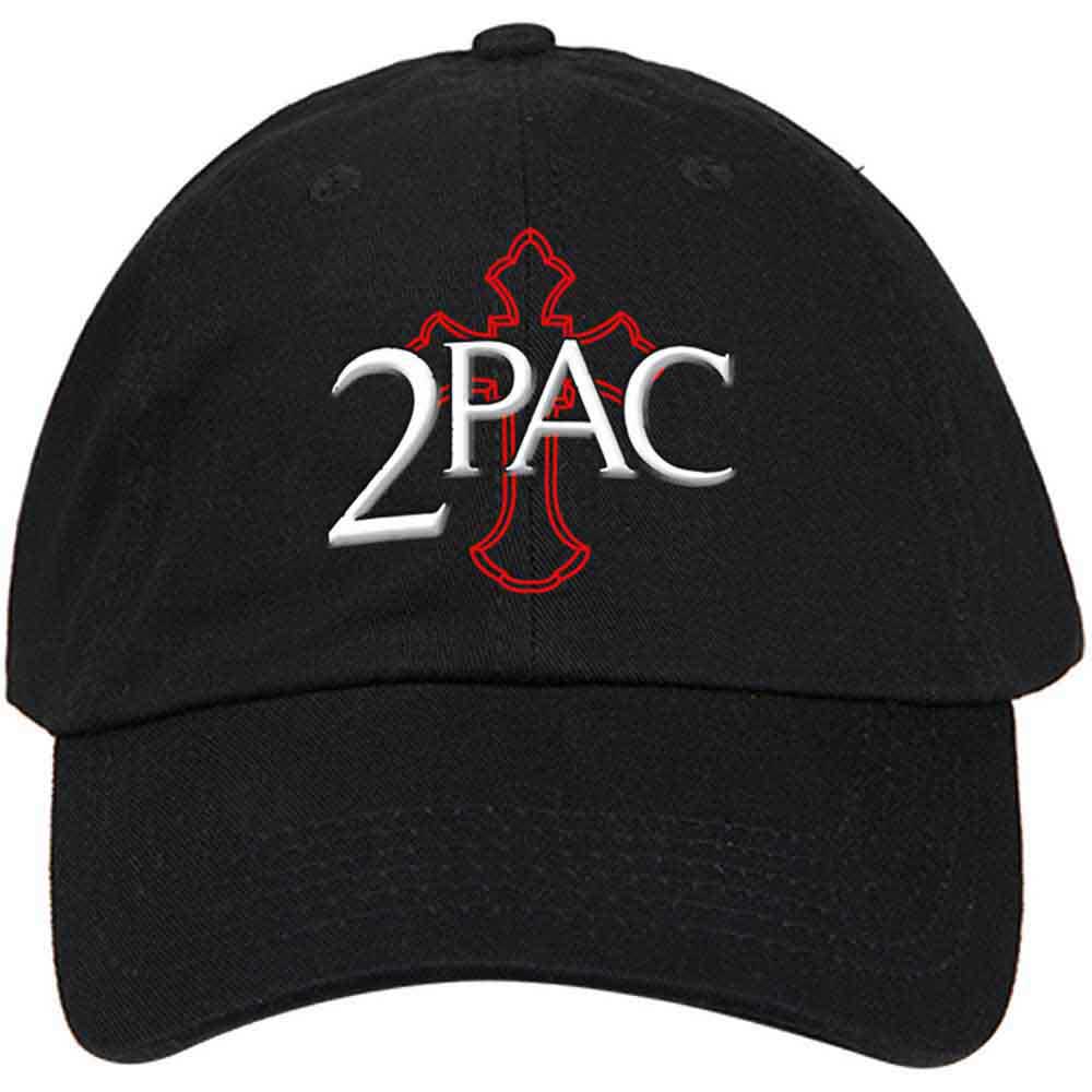 2Pac (Tupac Shakur) Cross Logo Officially Licensed Baseball Hat Urban