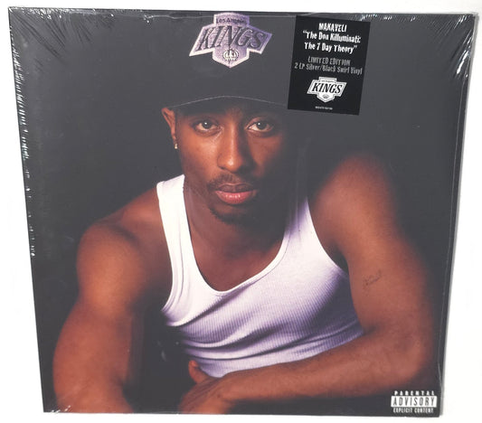 2Pac / Makaveli – Killuminati: The 7 Day Theory (2025 Reissue) (Limited Edition L.A. Kings Edition Silver & Black Swirl Colour Vinyl LP)