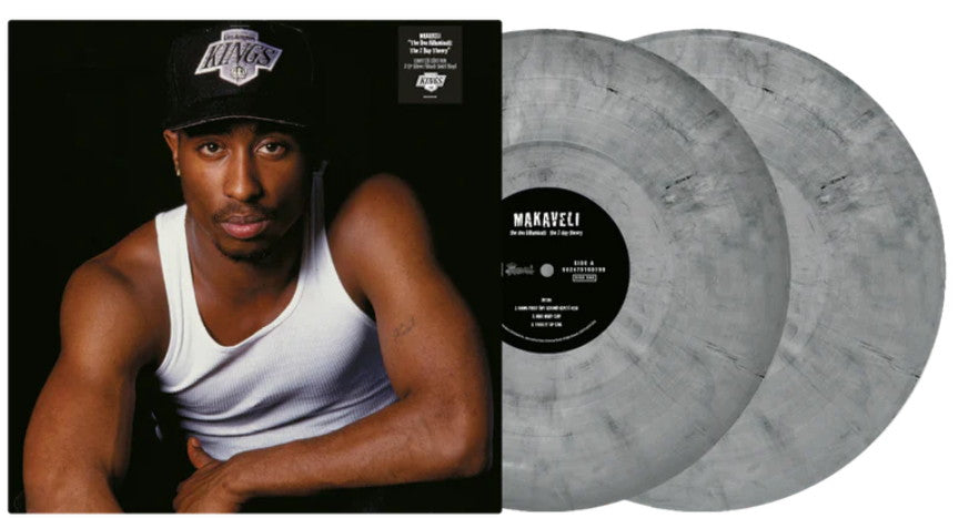 2Pac / Makaveli – Killuminati: The 7 Day Theory (2025 Reissue) (Limited Edition L.A. Kings Edition Silver & Black Swirl Colour Vinyl LP)