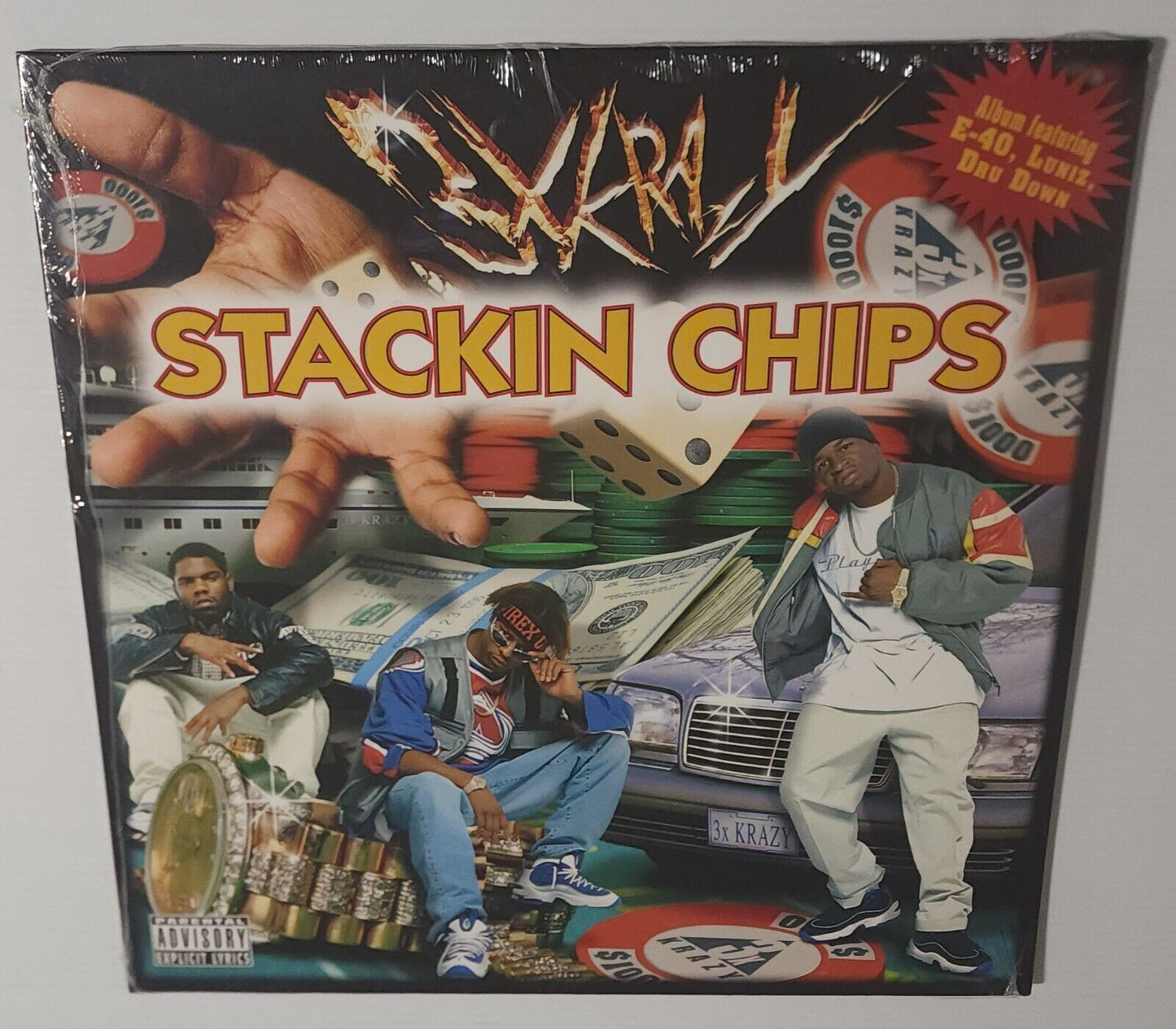 3X Krazy - Stackin' Chips (2023 Reissue) (Limited Edition Red Coloured Vinyl LP)
