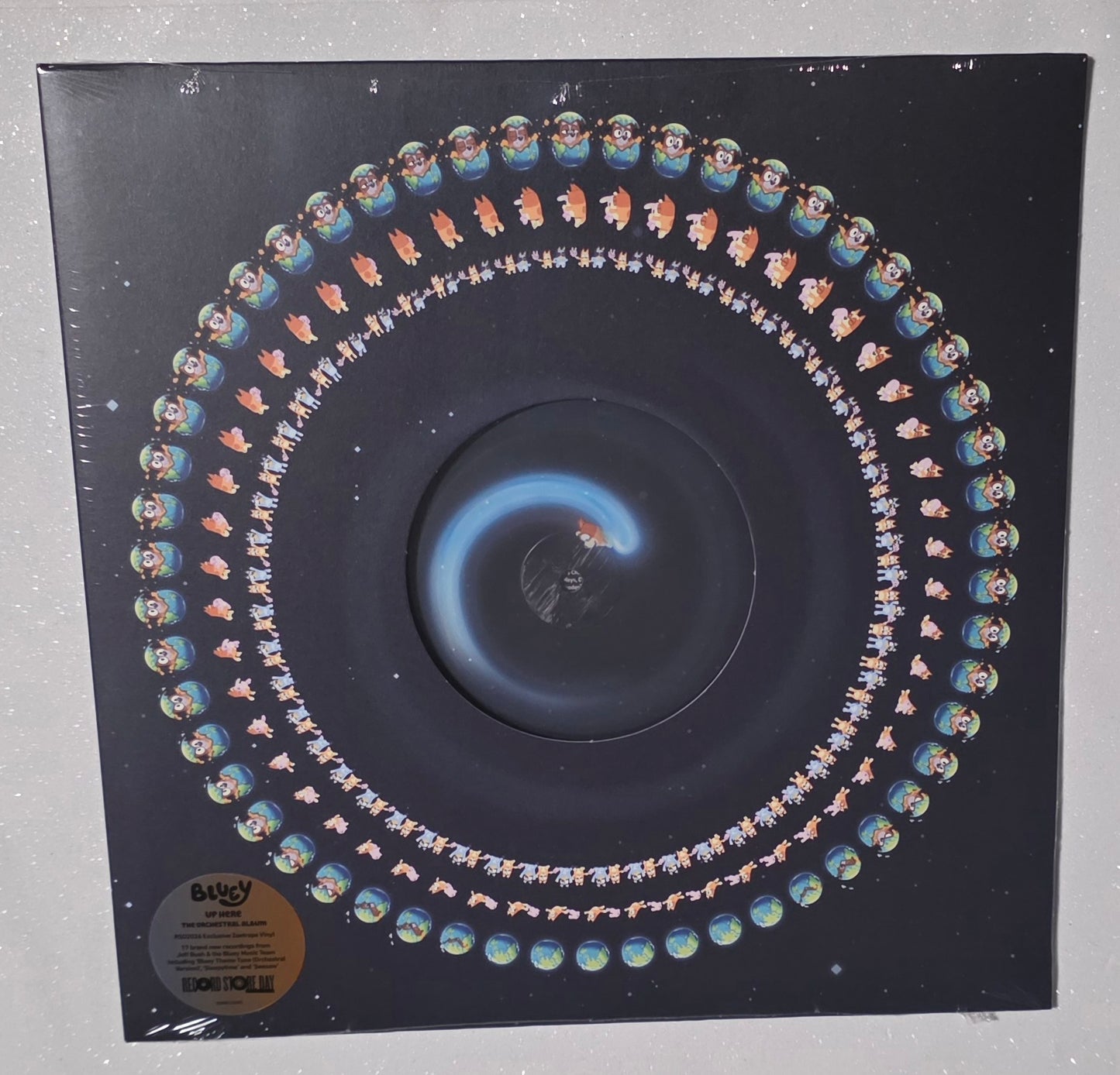 Joff Bush & The Bluey Music Team – Up Here (The Orchestral Album) (2026 RSD) (Limited Edition Zoetrope Picture Disc Vinyl LP)