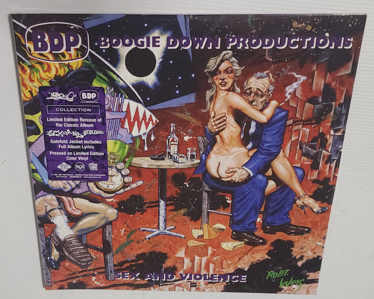 Boogie Down Productions - Sex And Violence (2024 Reissue) (Limited Edition Purple Swirl Colour Vinyl LP)