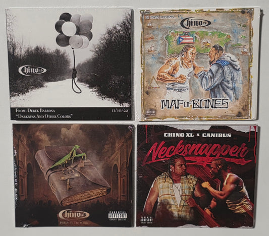 Chino XL - 4CD Lot [Darkness & Other Colors + Map Of Bones + Prelude To Mantis + Necksnapper] (CD Lot)
