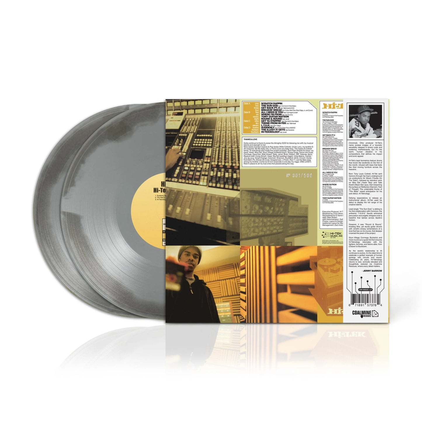 Hi-Tek - Hi-Teknology: 25th Anniversary Reissue (w/ Signed Insert) (2026) (Limited Edition Black Ice & Silver Swirl Colour Vinyl LP)
