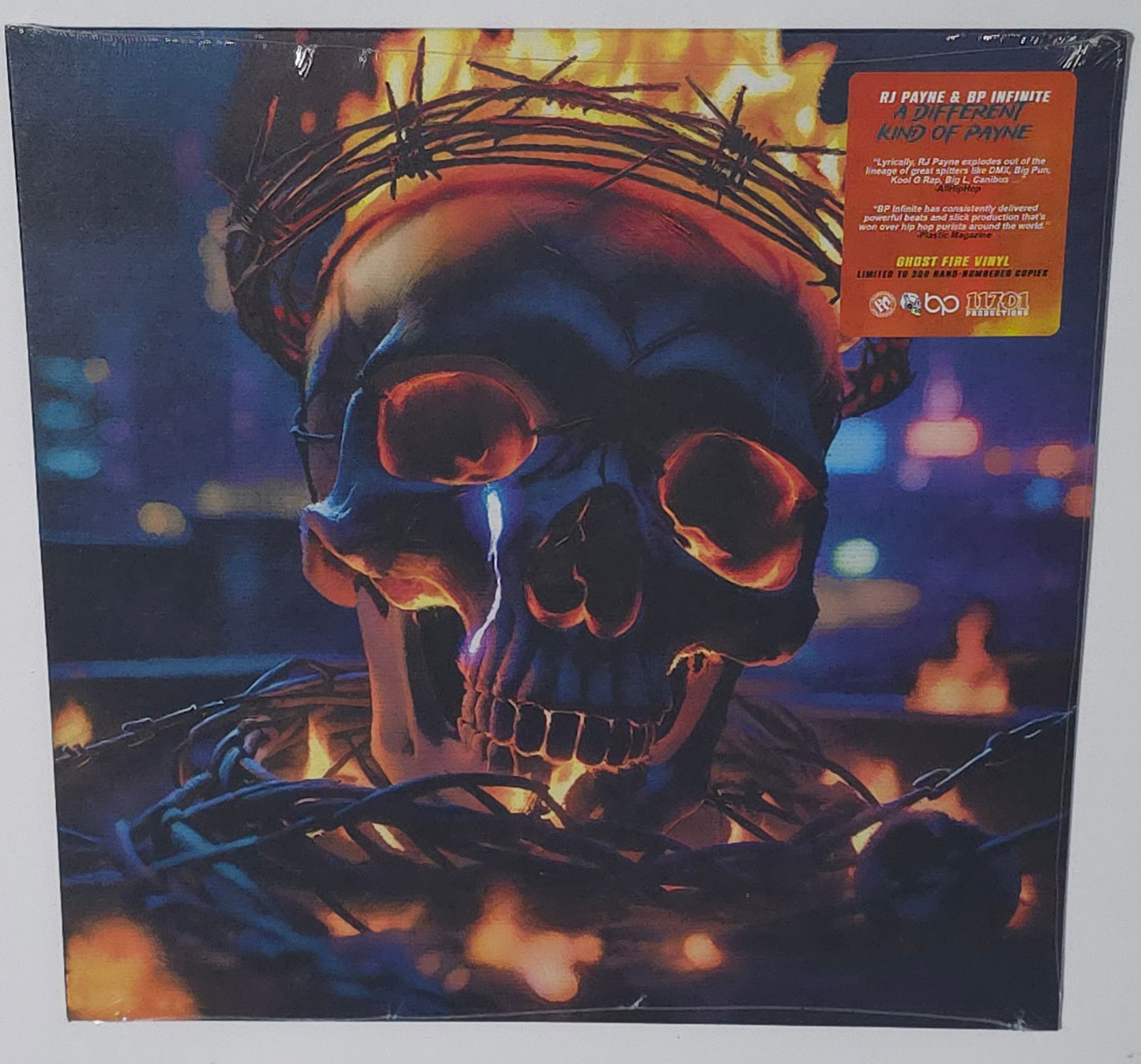 RJ Payne & BP Infinite - A Different Kind of Payne (2025) (Limited Edition Ghost Fire Colour Vinyl LP)