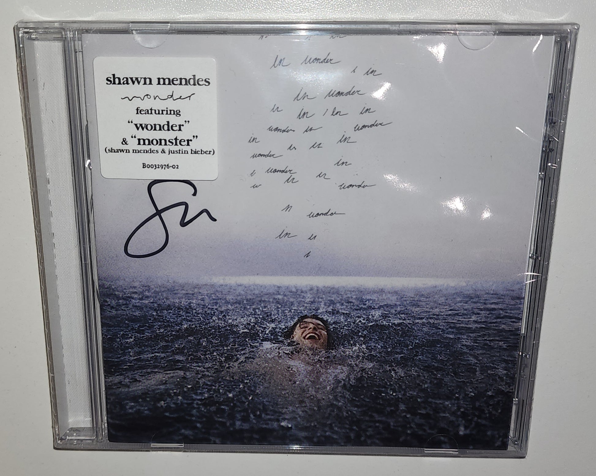 Autograph Signature Ii Shawn Mendes NEW Shawn Mendes Signed Wonder CD
