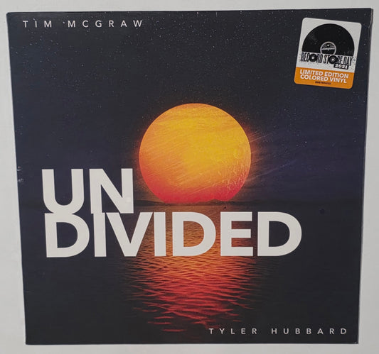 Tim McGraw & Tyler Hubbard – Undivided (2021 RSD) (Limited Edition Orange Colour 12" Vinyl Single)