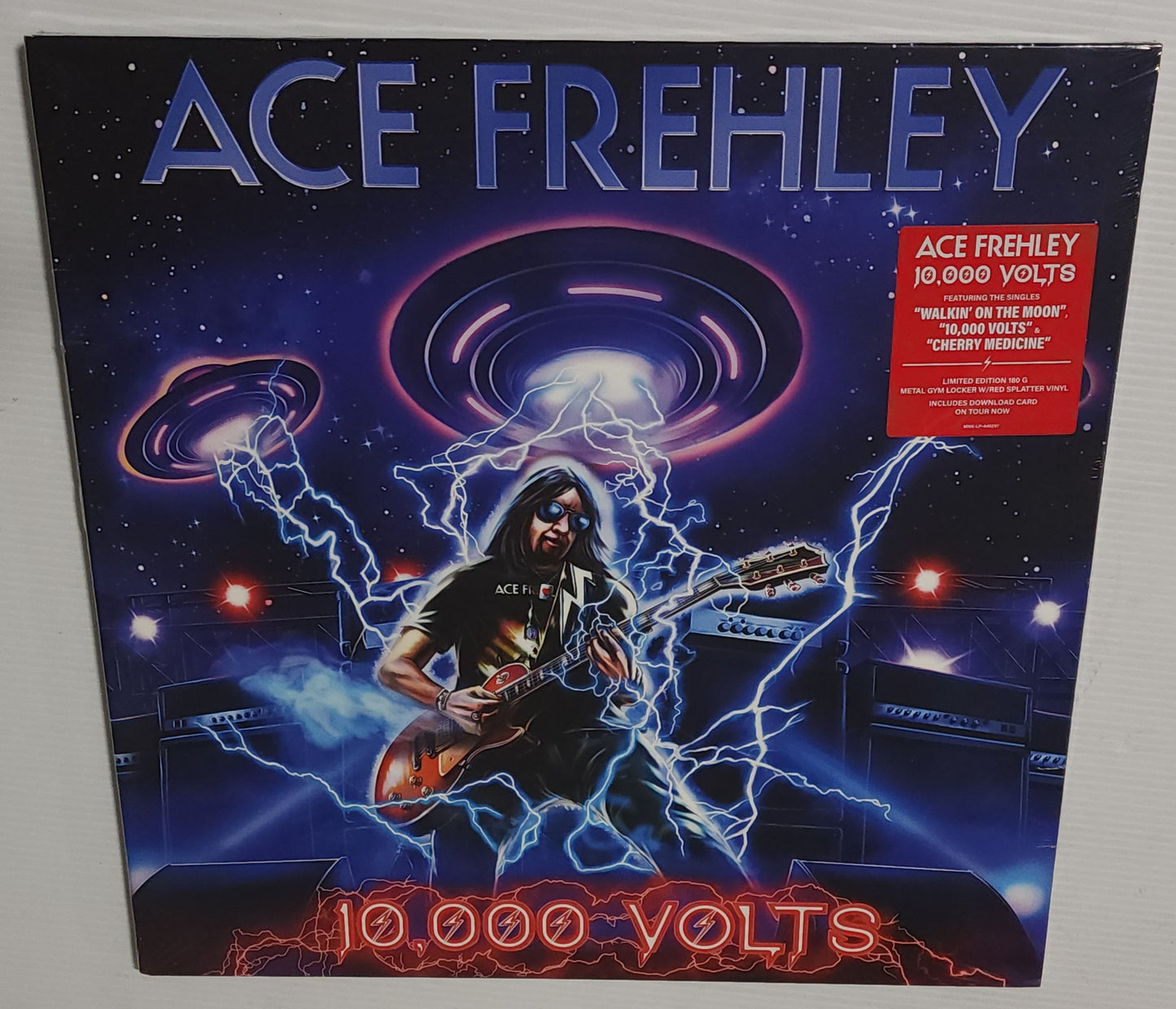 Ace Frehley - 10,000 Volts (Limited Edition Metal Gym Locker Splatter Coloured Vinyl)