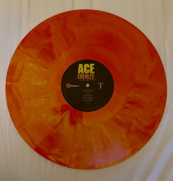Ace Frehley – Trouble Walkin' (2025 Reissue) (Limited Edition Solar Flare Red, Yellow & Orange Colour Vinyl LP)