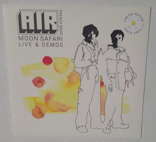 AIR French Band – Moon Safari Live & Demos (2025 RSD) (Limited Edition Recycled White Colour Vinyl LP)