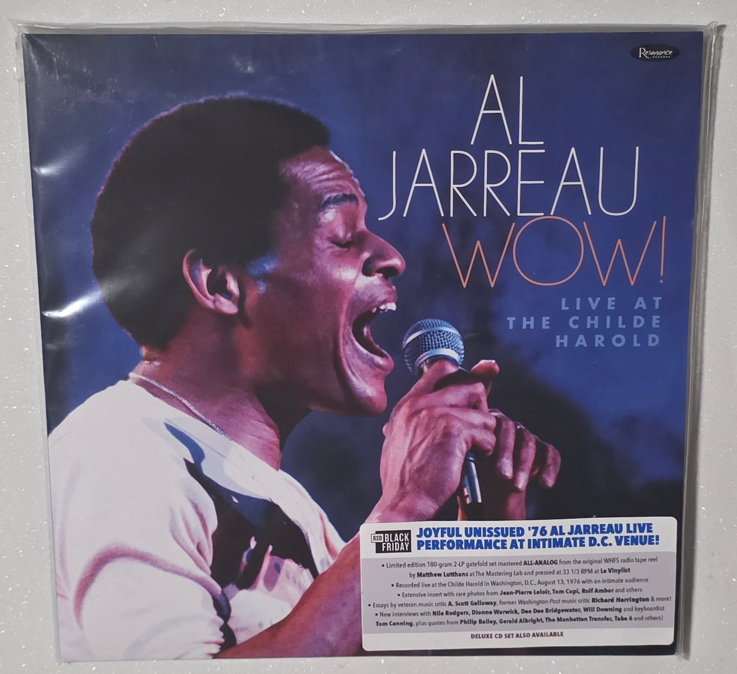 Al Jarreau ‎– Wow! (Live At The Childe Harold) (2024 RSD) (Limited Edition Vinyl LP)