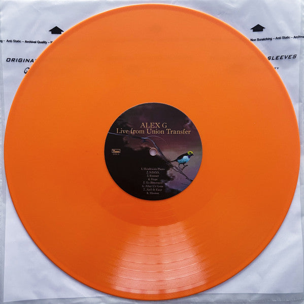 Alex G – Live From Union Transfer (2023) (Limited Edition Tangerine Colour Vinyl LP)