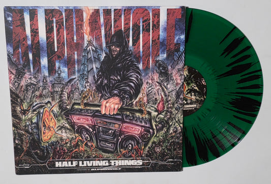 Alpha Wolf – Half Living Things (2024) (Limited Edition Transparents Green with Black Splatter Colour Vinyl LP)