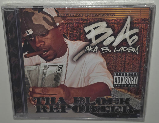 B.A. (of 3xKrazy) aka B. Laden – Tha Block Reporter (2007) (CD)