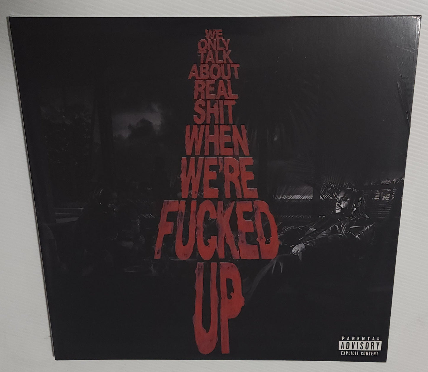 Bas – We Only Talk About Real Shit When We're Fucked Up (2024) (Translucent Red Colour Vinyl LP)