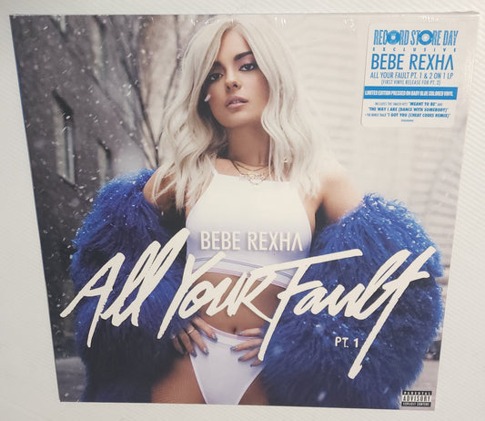 Bebe Rexha - All Your Fault Part 1 & 2 (2024 RSD) (Limited Edition Baby Blue Colour Vinyl LP)