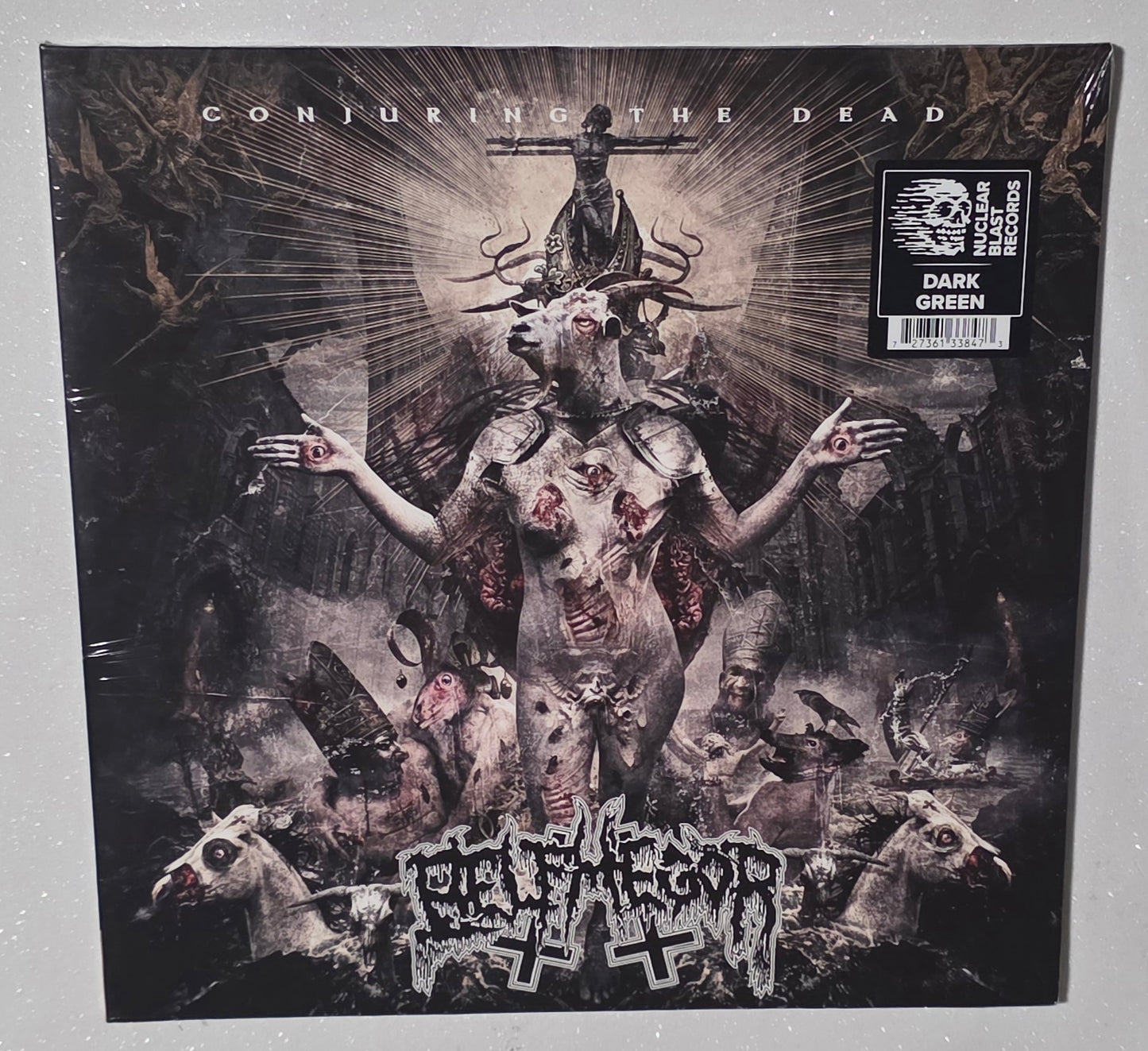 Belphegor – Conjuring The Dead (2023) (Limited Edition Dark Green Colour Vinyl LP)