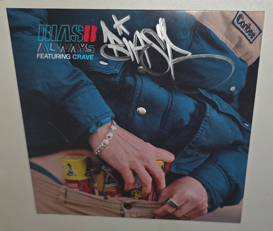 Bias B – Always / Told You *Autographed* (2023) (Limited Edition 7" Green Colour Vinyl Single)