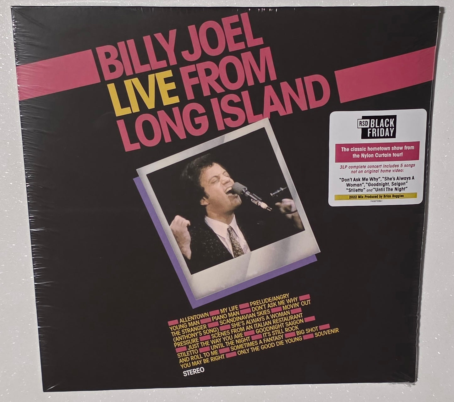 Billy Joel – Live From Long Island (2025 BF RSD) (Limited Edition Vinyl LP)