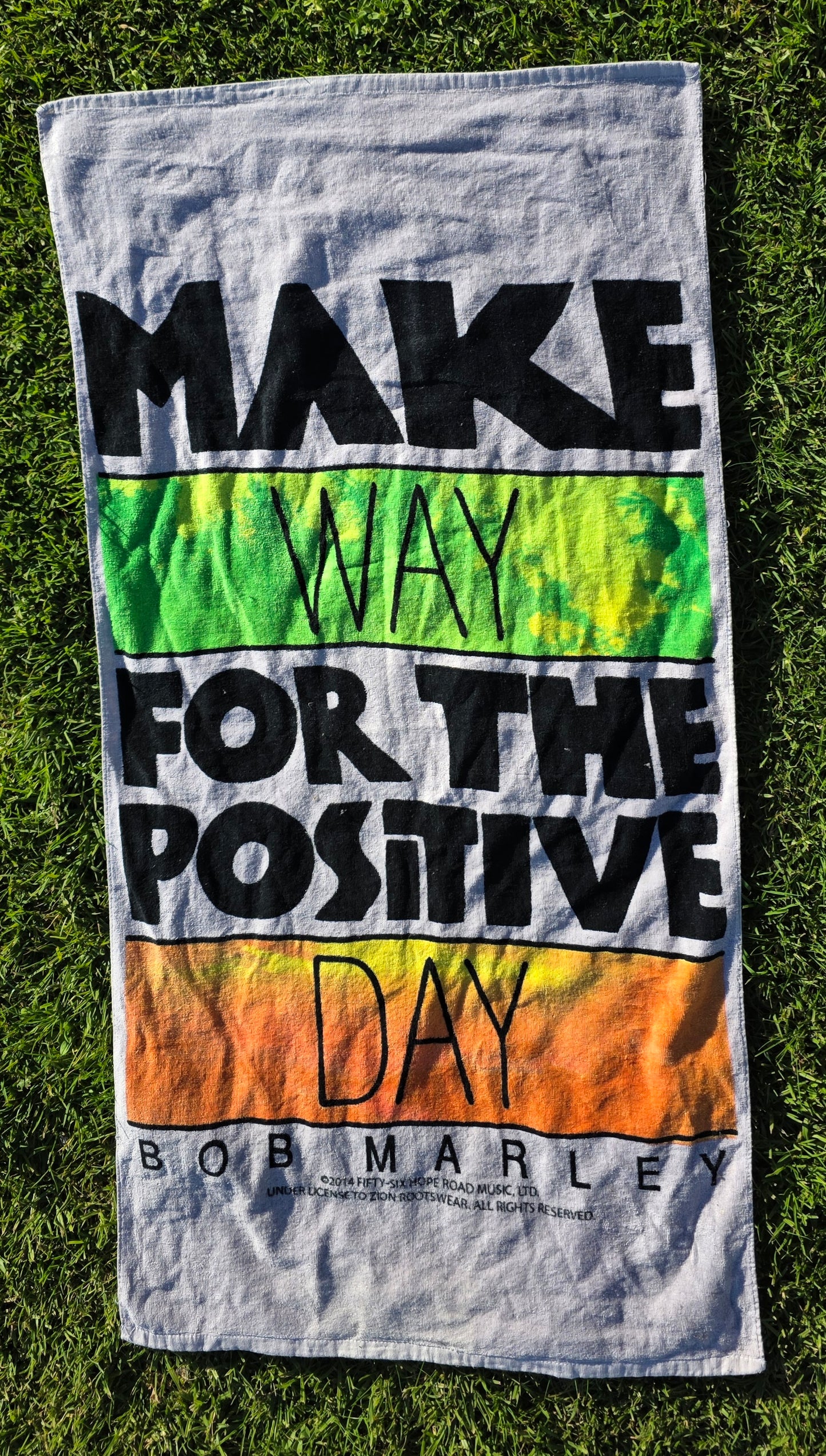Bob Marley Positive Day Officially Licensed Beach Towel