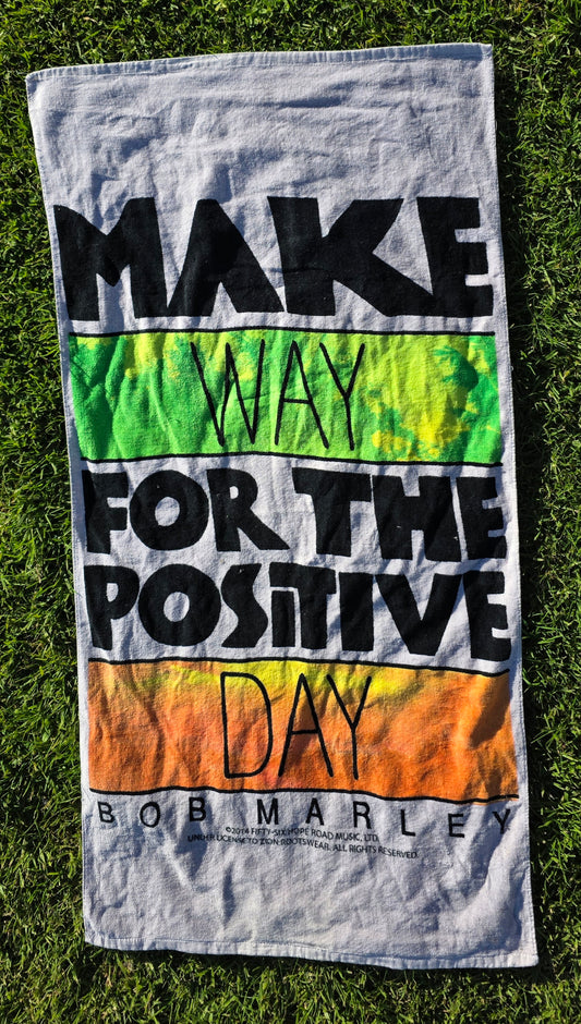 Bob Marley Positive Day Officially Licensed Beach Towel