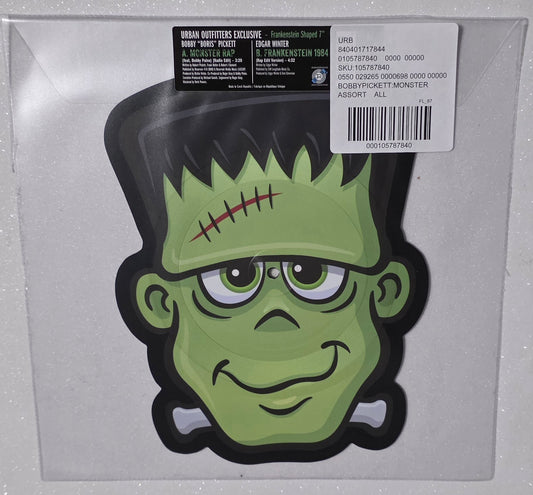 Bobby "Boris" Pickett & Edgar Winter – Monster Rap / Frankenstein 1984 (2025) (Limited Edition Shaped Picture Disc 7" Vinyl Single)