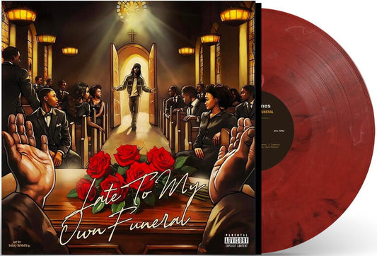 Boldy James - Late To My Own Funeral (2025) (Limited Edition Red Marble Colour Vinyl LP)