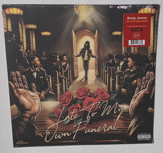 Boldy James - Late To My Own Funeral (2025) (Limited Edition Red Marble Colour Vinyl LP)