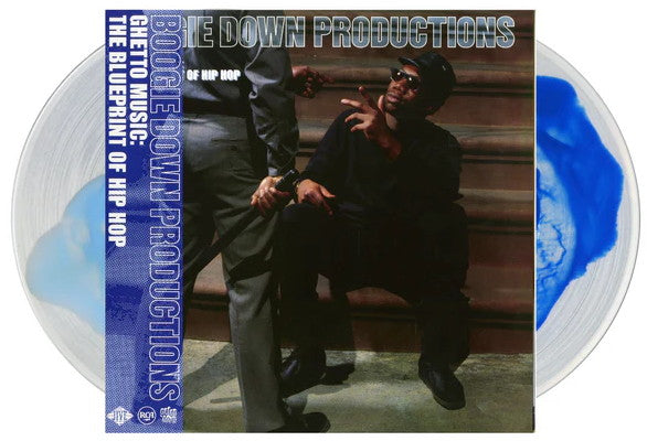 Boogie Down Productions - Ghetto Music: The Blueprint Of Hip Hop (2024 Reissue) (Limited Edition Blue Ink In Clear Colour Vinyl LP)