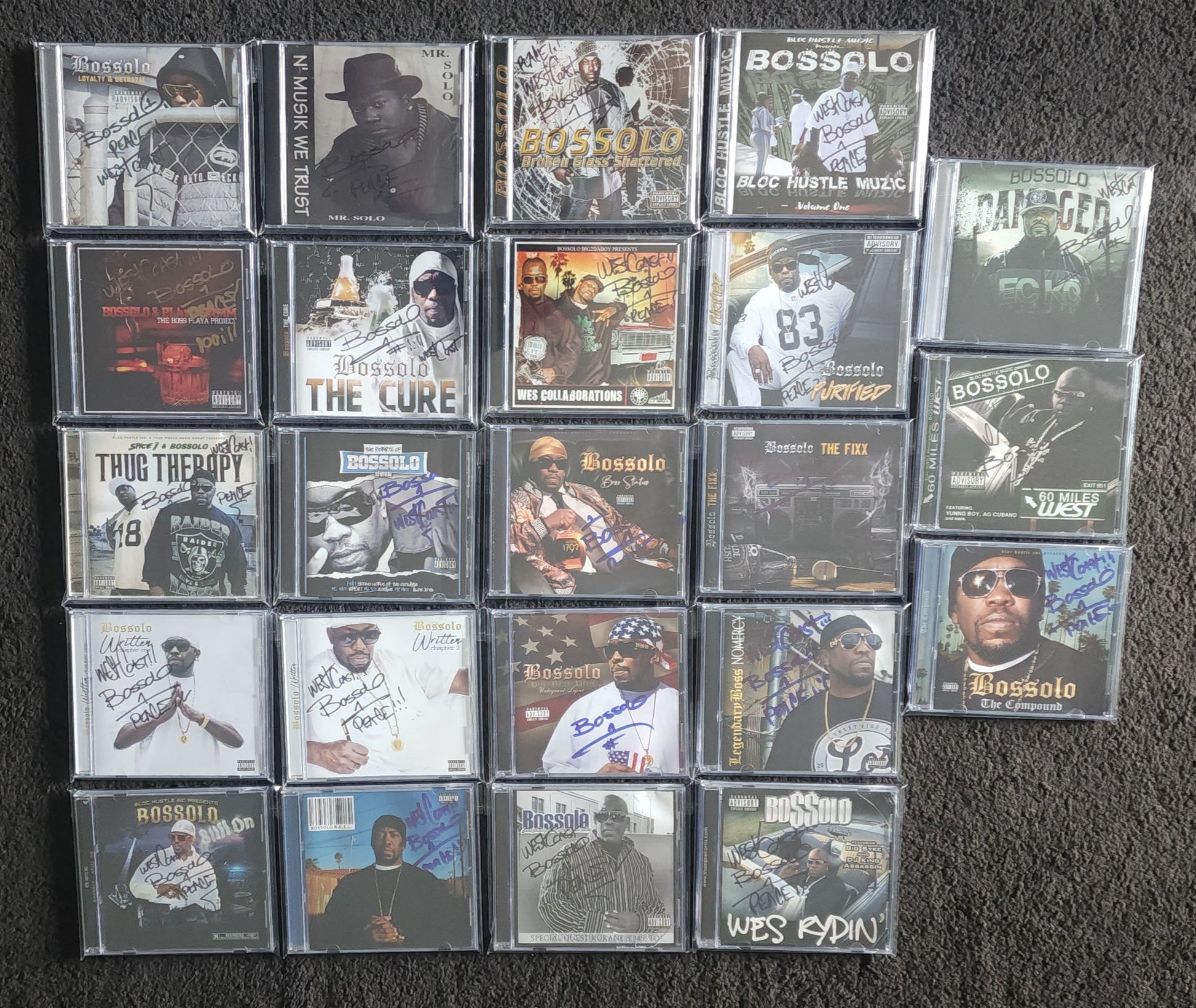 Bossolo Bossolo - Underground Legend Complete Discography *Autographed* (23x C ...