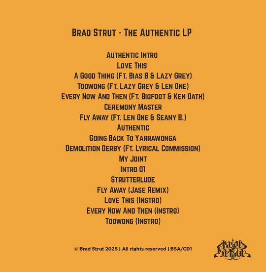 Brad Strut Archives Discography 7CD Pack + Sticker