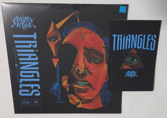 Brad Strut – Triangles (2025) (Limited Edition Cookies Blue Opaque Colour Vinyl LP + Book)