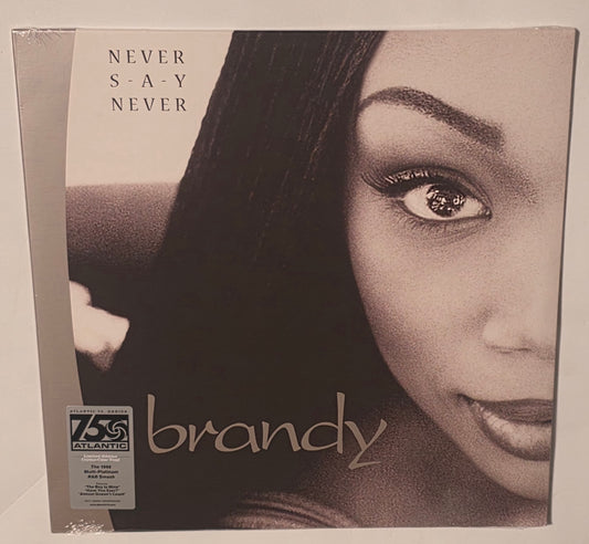 Brandy – Never Say Never (2023 Reissue) (Limited Edition Clear Colour Vinyl LP)