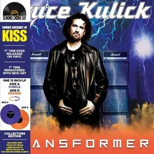 Bruce Kulick (of Kiss) - Transformer (2026 RSD) (Limited Edition Side A Orange + Side B Blue Colour Vinyl LP)