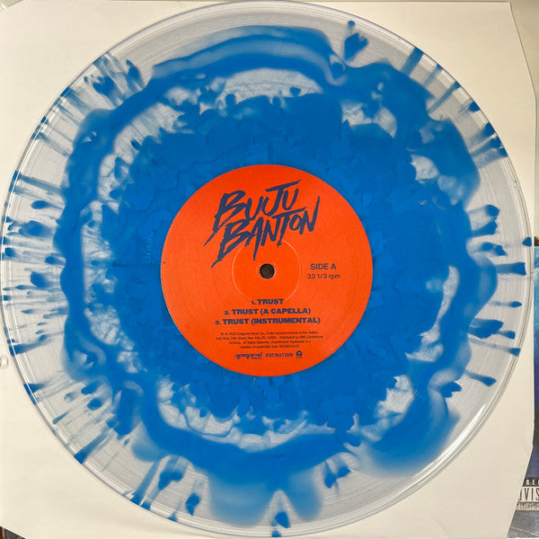 Buju Banton – Trust /Steppa (2020 RSD) (Limited Edition Blue Splash Colour 10" Vinyl Single)
