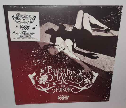 Bullet For My Valentine – The Poison: 20th Anniversary (2024) (Limited Edition Transparent Red Colour Vinyl LP)