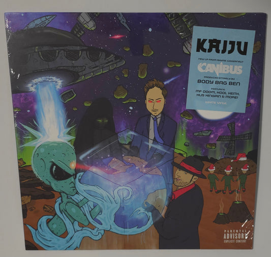 Canibus & Body Bag Ben – Kaiju (2022) (Limited Edition White Colour Vinyl LP)