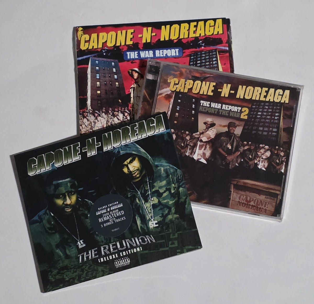 Capone -N- Noreaga - 3CD Bundle [The War Report 1 & 2 + The Reunion) (3CD Set)