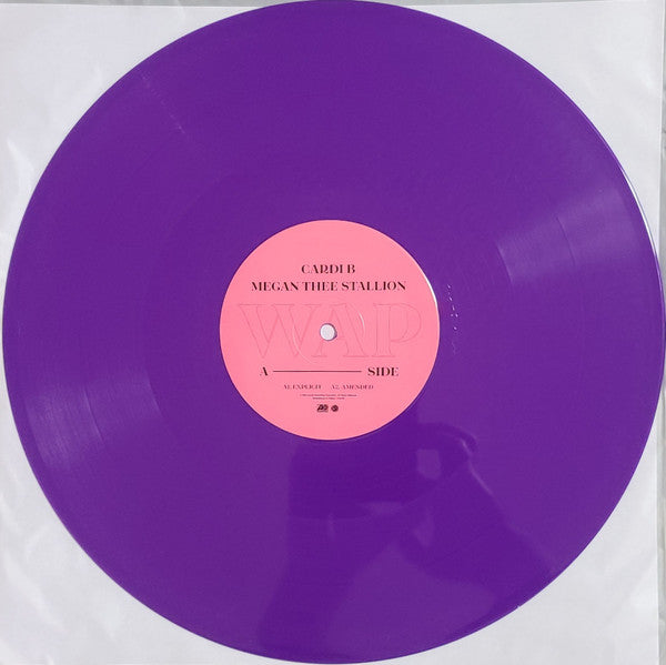 Cardi B Feat. Megan Thee Stallion – WAP (2020) (Limited Edition Purple Colour 12" Vinyl Single)