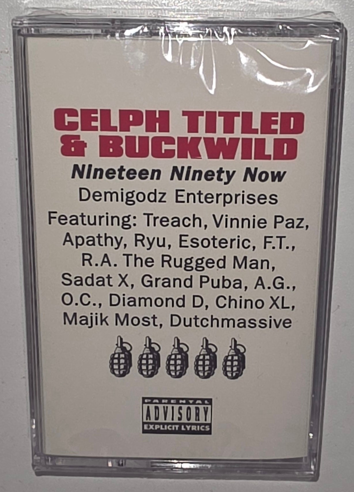 Celph Titled & Buckwild – Nineteen Ninety Now ('94 The Source Cover) (2025 Reissue) (Limited Edition Cassette Tape)