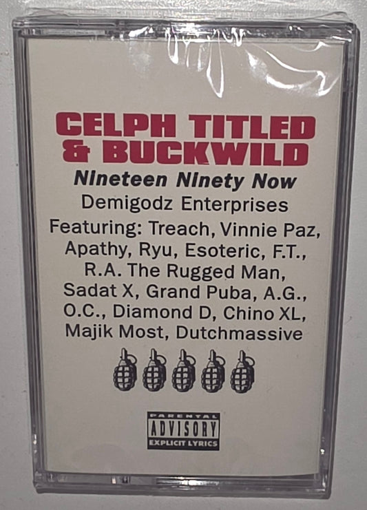 Celph Titled & Buckwild – Nineteen Ninety Now ('94 The Source Cover) (2025 Reissue) (Limited Edition Cassette Tape)