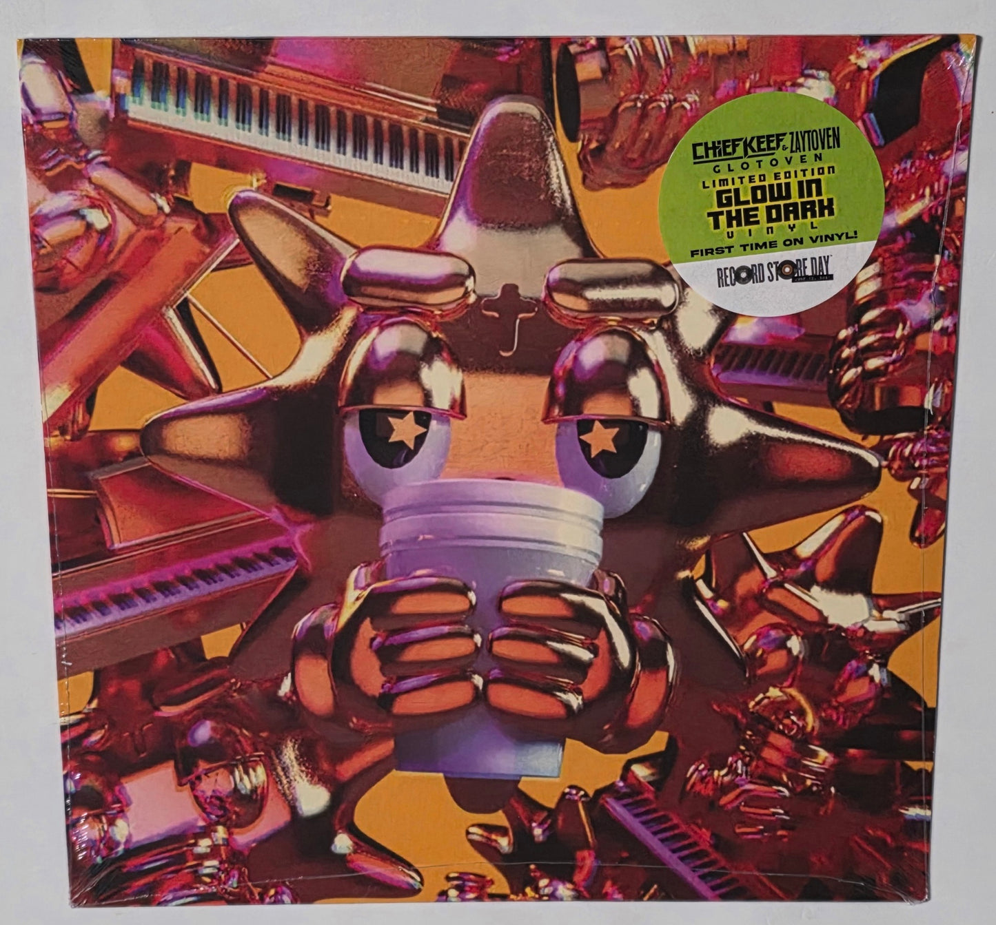 Chief Keef & Zaytoven – Glotoven (2021 RSD) (Limited Edition Glow In The Dark Colour Vinyl LP)