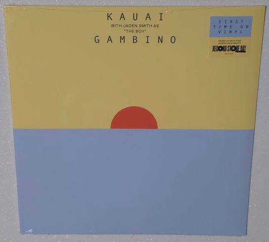 Childish Gambino with Jaden "The Boy" Smith – Kauai (2022 RSD) (Limited Edition Blue & Yellow Split Colour Vinyl LP)