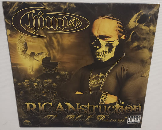Chino XL – RICANstruction "The Black Rosary" (2021) (Limited Edition Gold Colour Vinyl LP)