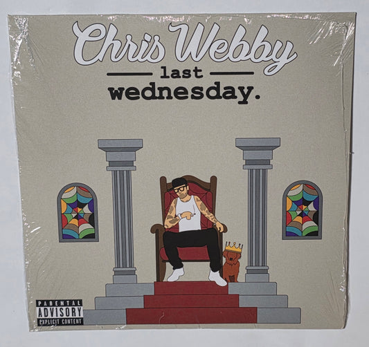 Chris Webby – Last Wednesday (2025) (Limited Edition Stained Glass Splatter Colour Vinyl LP)