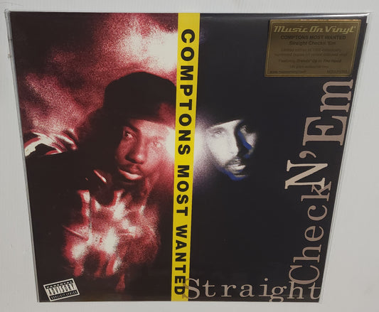 Compton's Most Wanted - Straight Checkn 'Em (2024 Reissue) (Limited Edition Yellow Colour Vinyl LP)
